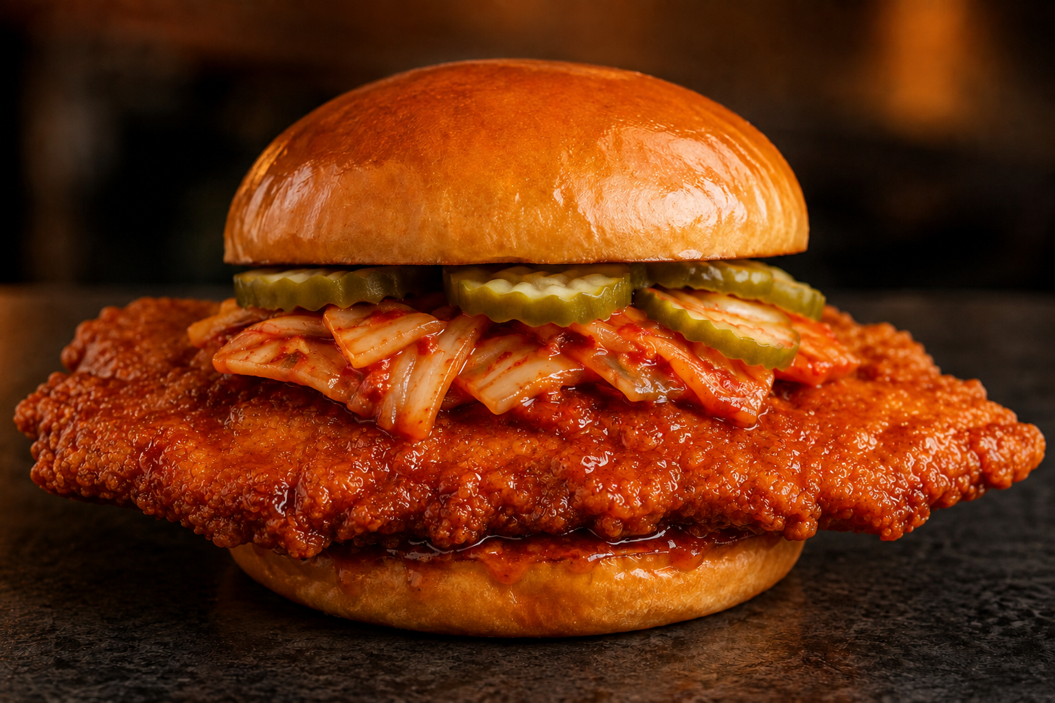 Korean Chicken Burger